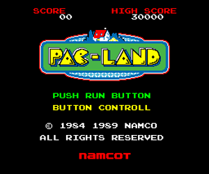 Pac-Land (Japan) Screenshot
